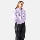 Cropped Lilac Rib Knit Jumper Way07
